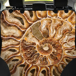 Ammonite Fossil Print Pet Car Back Seat Cover