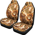 Ammonite Fossil Print Universal Fit Car Seat Covers