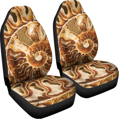 Ammonite Fossil Print Universal Fit Car Seat Covers