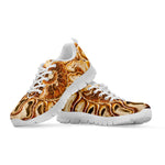 Ammonite Fossil Print White Sneakers