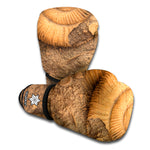 Ammonite Shell Fossil Print Boxing Gloves