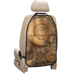 Ammonite Shell Fossil Print Car Seat Organizers