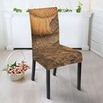 Ammonite Shell Fossil Print Dining Chair Slipcover