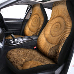 Ammonite Shell Fossil Print Universal Fit Car Seat Covers