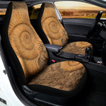 Ammonite Shell Fossil Print Universal Fit Car Seat Covers