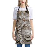 Ammonoidea Fossil Print Apron