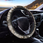 Ammonoidea Fossil Print Car Steering Wheel Cover