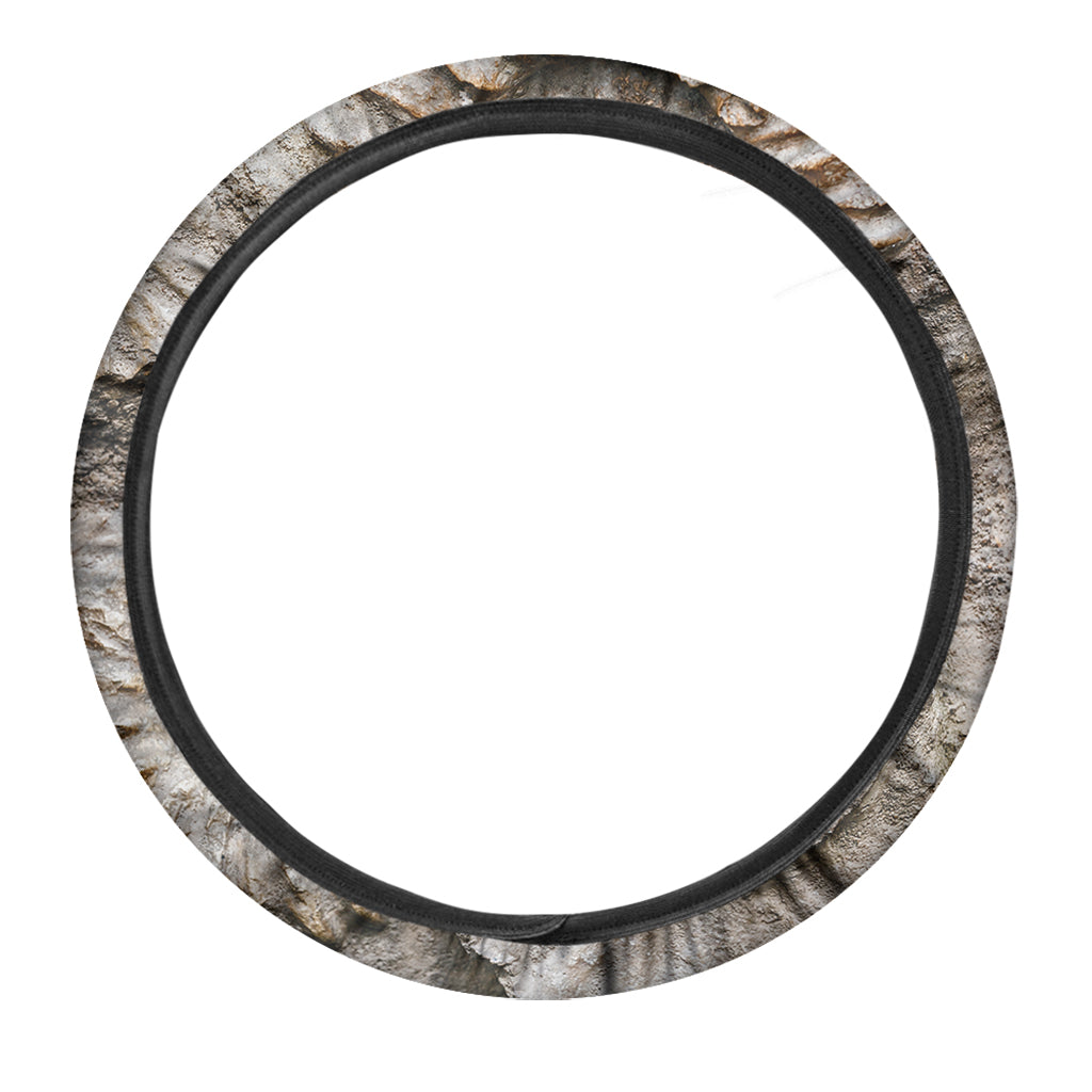 Ammonoidea Fossil Print Car Steering Wheel Cover