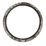 Ammonoidea Fossil Print Car Steering Wheel Cover