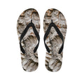 Ammonoidea Fossil Print Flip Flops