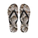 Ammonoidea Fossil Print Flip Flops
