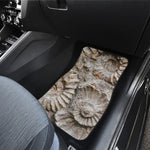 Ammonoidea Fossil Print Front and Back Car Floor Mats