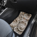 Ammonoidea Fossil Print Front Car Floor Mats