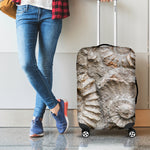 Ammonoidea Fossil Print Luggage Cover