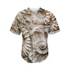 Ammonoidea Fossil Print Men's Baseball Jersey