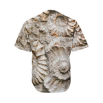 Ammonoidea Fossil Print Men's Baseball Jersey