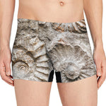 Ammonoidea Fossil Print Men's Boxer Briefs