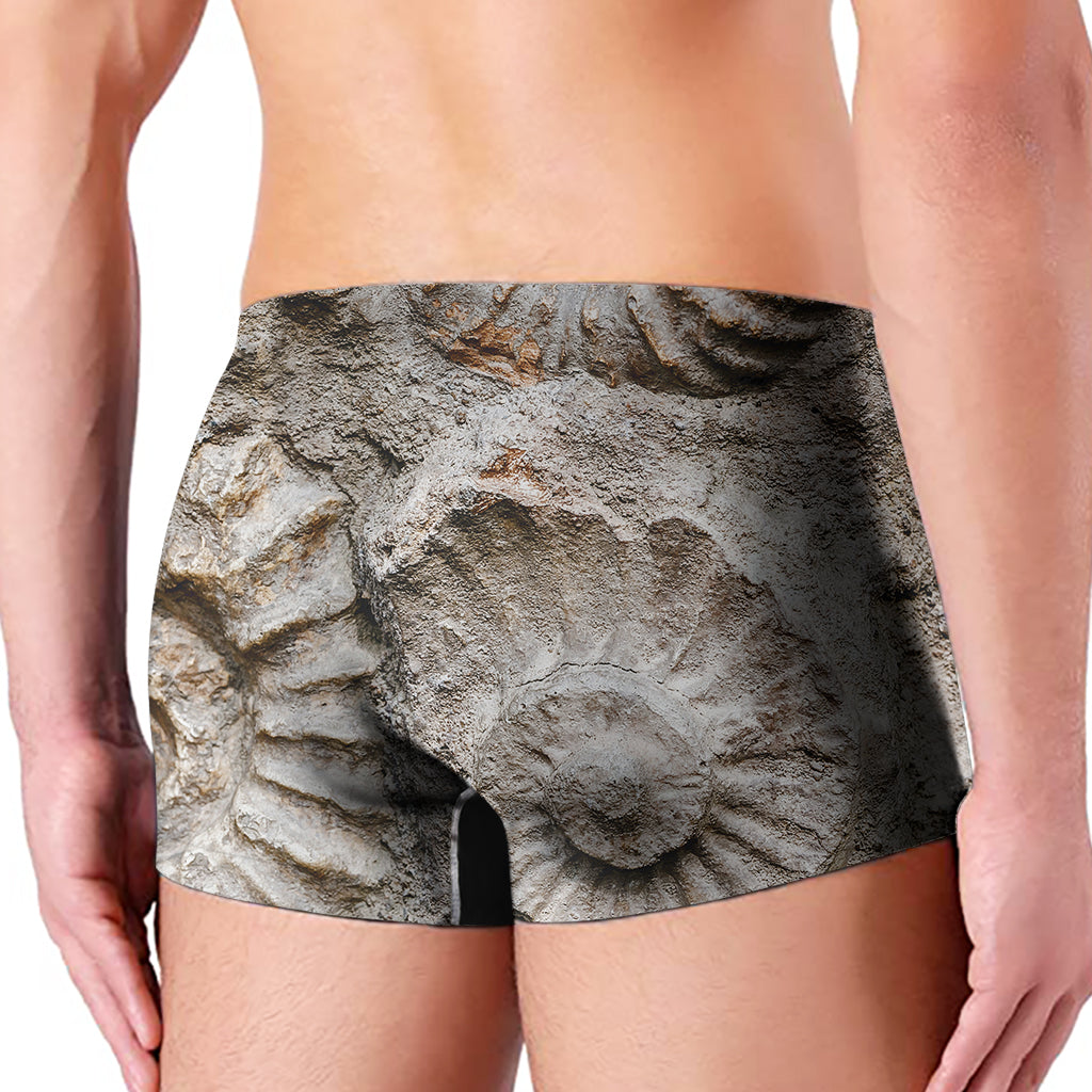 Ammonoidea Fossil Print Men's Boxer Briefs