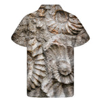 Ammonoidea Fossil Print Men's Short Sleeve Shirt