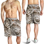 Ammonoidea Fossil Print Men's Shorts