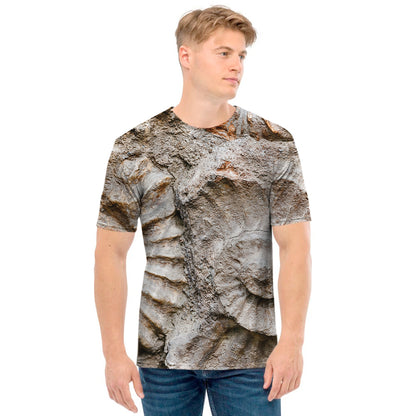 Ammonoidea Fossil Print Men's T-Shirt