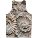 Ammonoidea Fossil Print Men's Tank Top