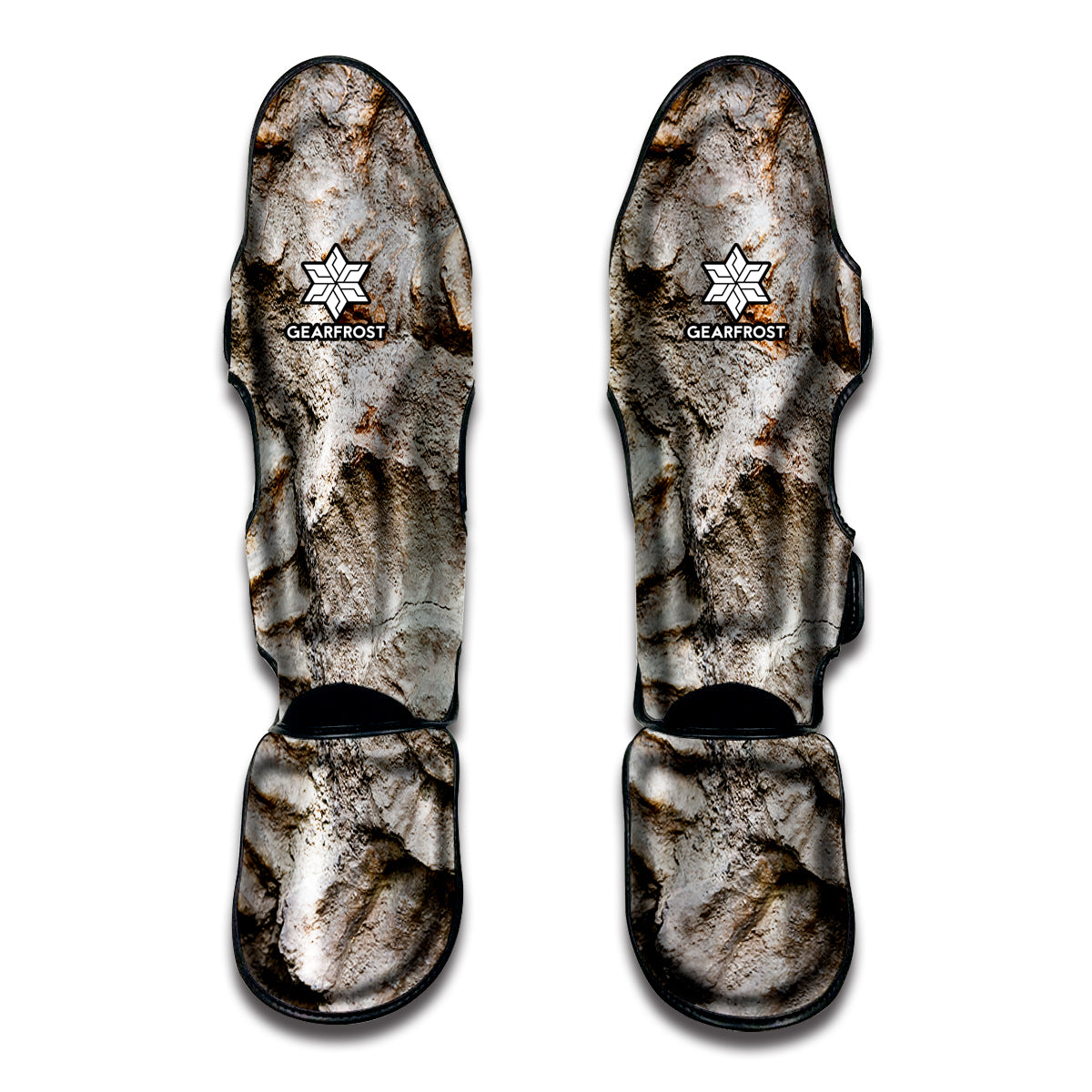 Ammonoidea Fossil Print Muay Thai Shin Guard