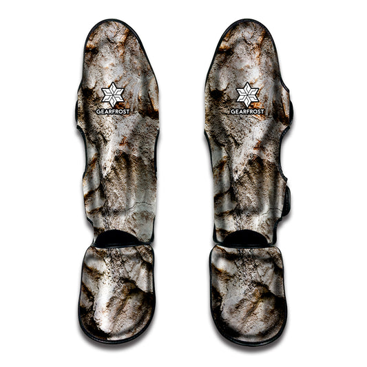 Ammonoidea Fossil Print Muay Thai Shin Guard