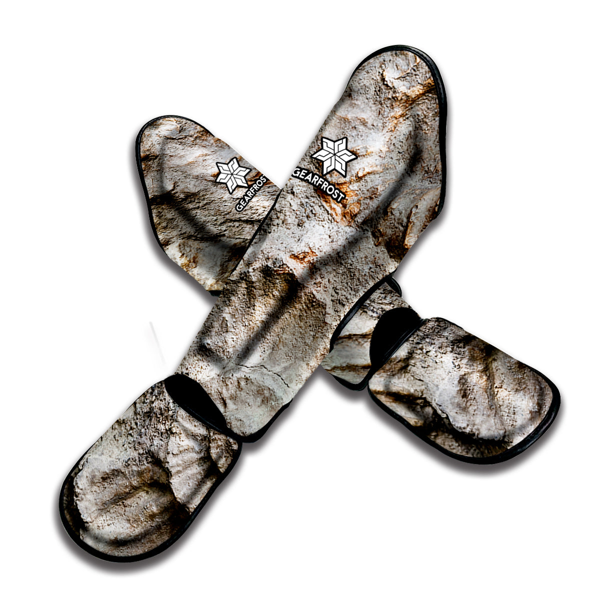Ammonoidea Fossil Print Muay Thai Shin Guard