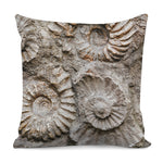 Ammonoidea Fossil Print Pillow Cover