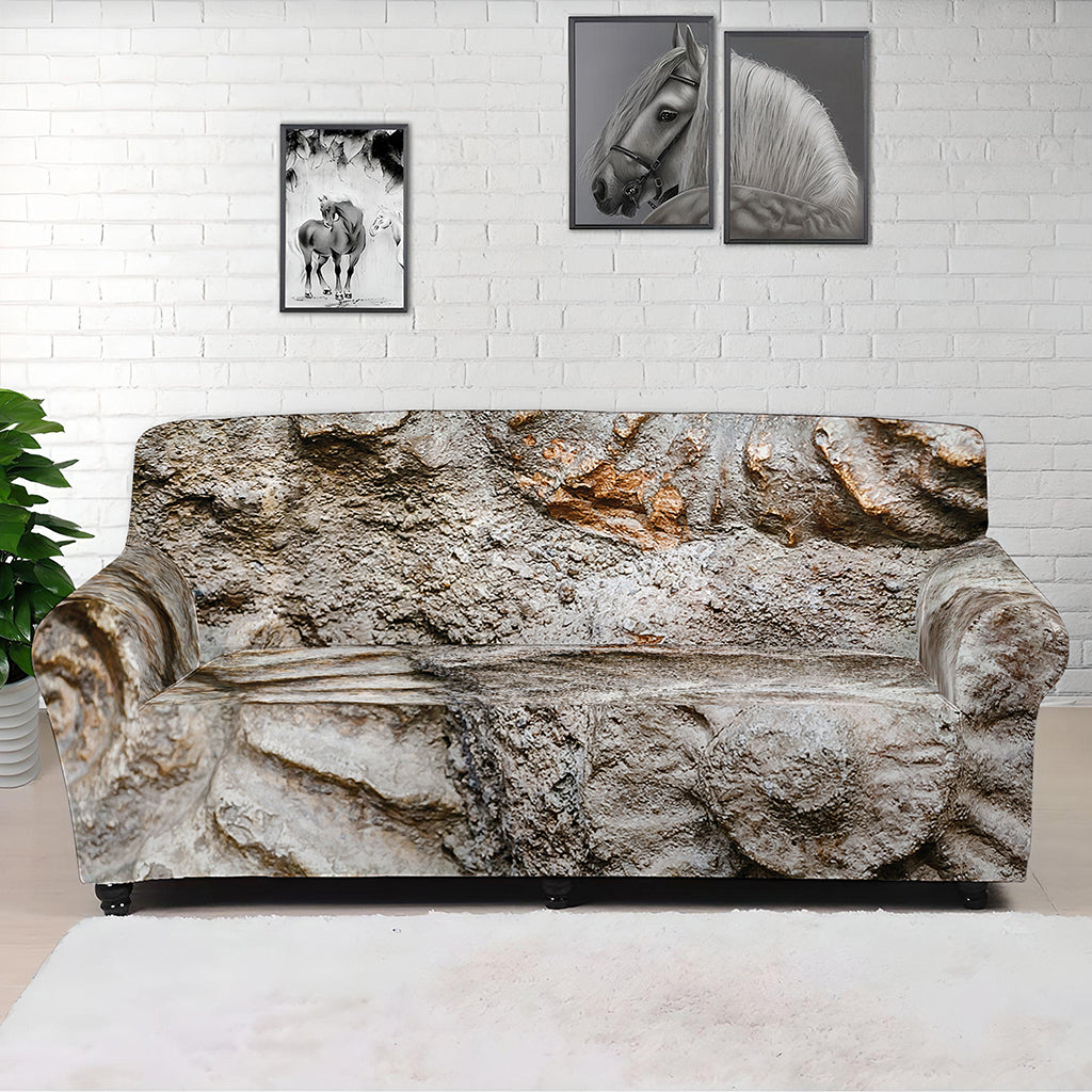 Ammonoidea Fossil Print Sofa Cover