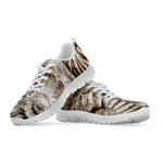 Ammonoidea Fossil Print White Sneakers