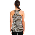Ammonoidea Fossil Print Women's Racerback Tank Top