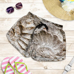 Ammonoidea Fossil Print Women's Shorts