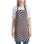 Anaglyph Optical Illusion Print Apron