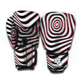 Anaglyph Optical Illusion Print Boxing Gloves