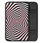 Anaglyph Optical Illusion Print Car Center Console Cover