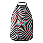 Anaglyph Optical Illusion Print Car Seat Organizers
