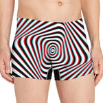 Anaglyph Optical Illusion Print Men's Boxer Briefs