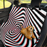Anaglyph Optical Illusion Print Pet Car Back Seat Cover