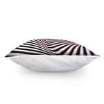 Anaglyph Optical Illusion Print Pillow Cover