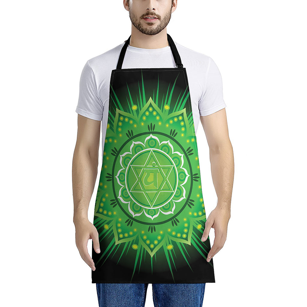 Anahata Chakra Mandala Print Apron