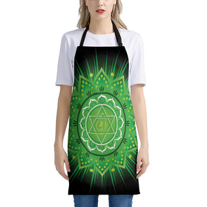 Anahata Chakra Mandala Print Apron