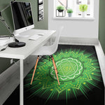 Anahata Chakra Mandala Print Area Rug