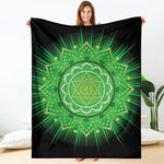 Anahata Chakra Mandala Print Blanket