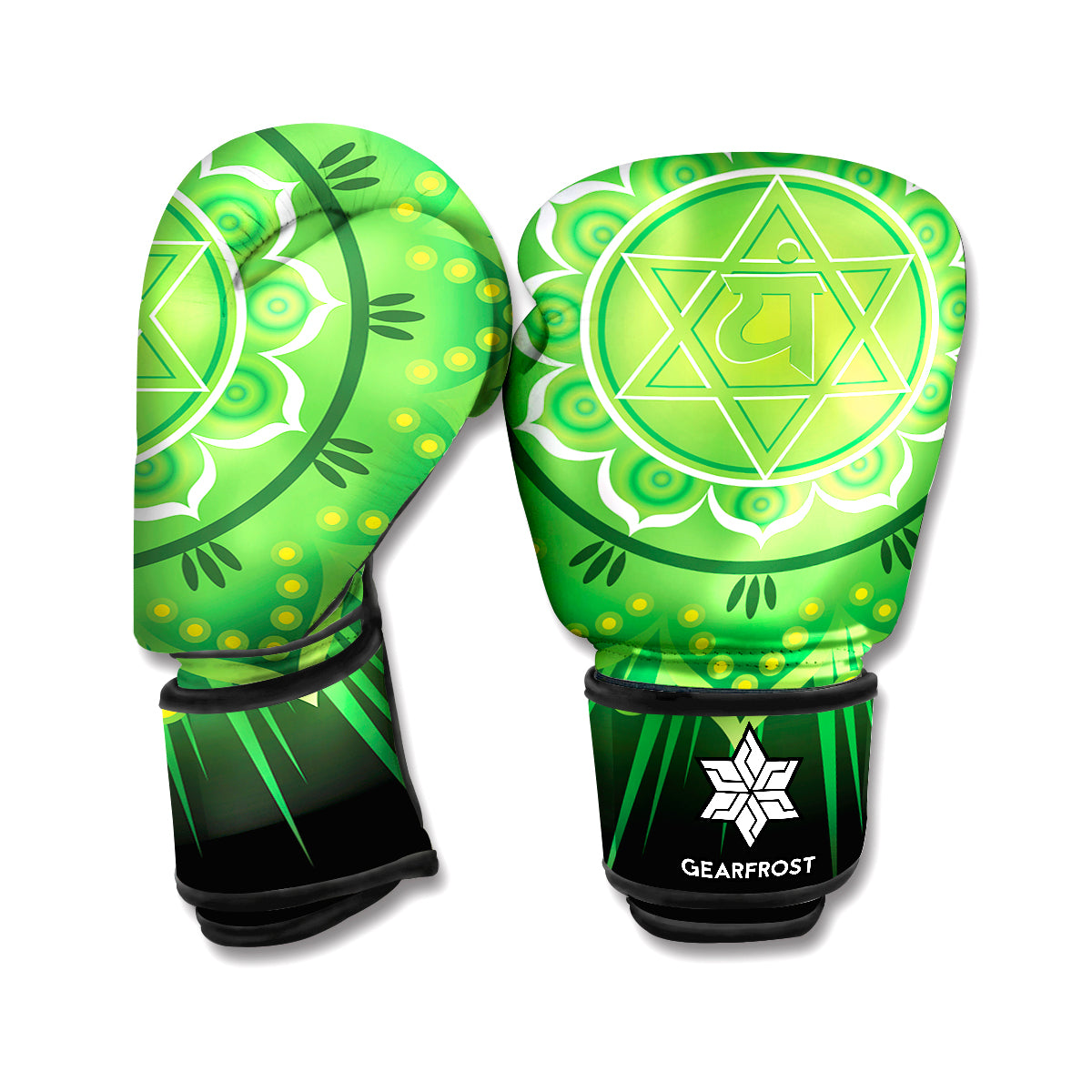 Anahata Chakra Mandala Print Boxing Gloves