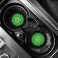 Anahata Chakra Mandala Print Car Coasters
