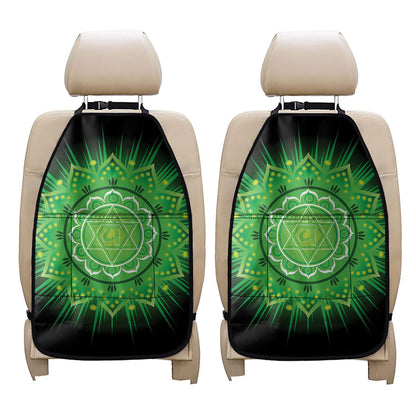Anahata Chakra Mandala Print Car Seat Organizers