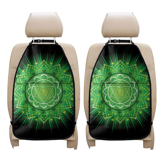 Anahata Chakra Mandala Print Car Seat Organizers