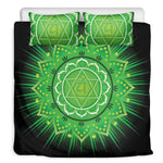 Anahata Chakra Mandala Print Duvet Cover Bedding Set